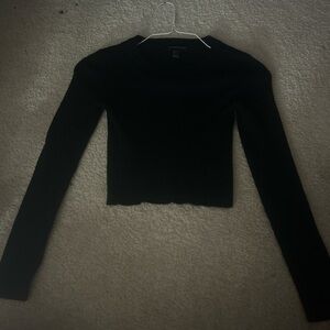 Streetwear Society Black Crop Top